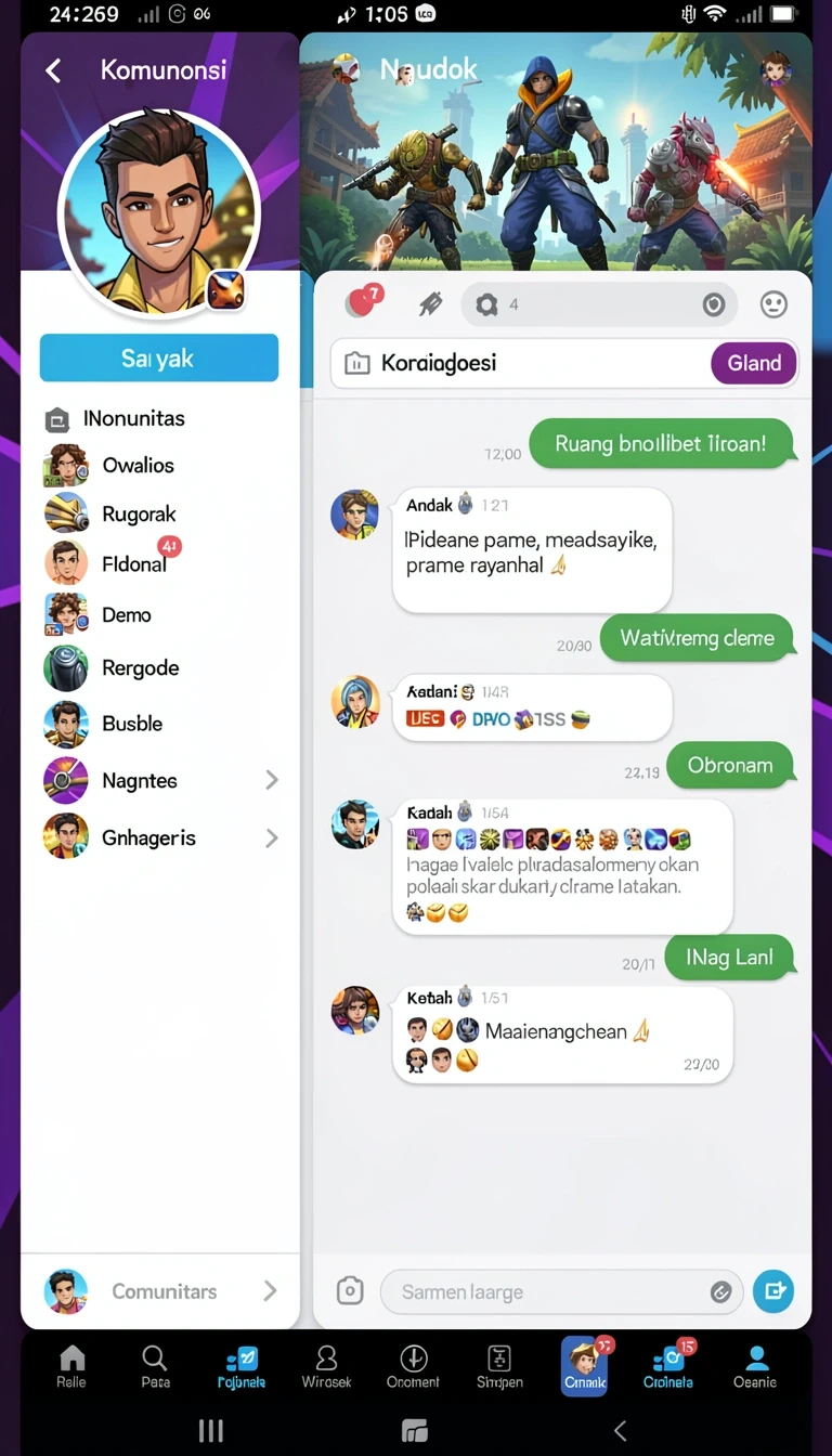 Galeri pratinjau visual sapitoto build APK resmi terbaru